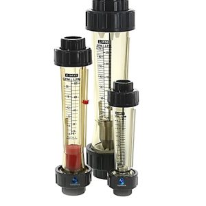 Rotary Flow Meter 40mm Union 80L/min Polysulfone
