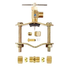 ¼ / ⅜ Self piercing Copper Saddle Valve