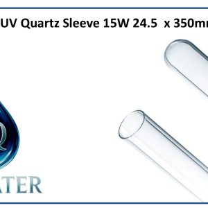 UV Quartz Sleeve 15W 24.5  x 350mm COE